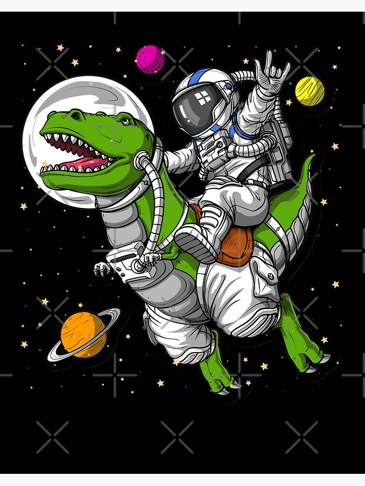Astronaut Riding T-Rex Dinosaur Astro T-Rex Space T Shirt Astronaut Riding T-Rex Dinosaur Astro T-Rex Space T Shirt