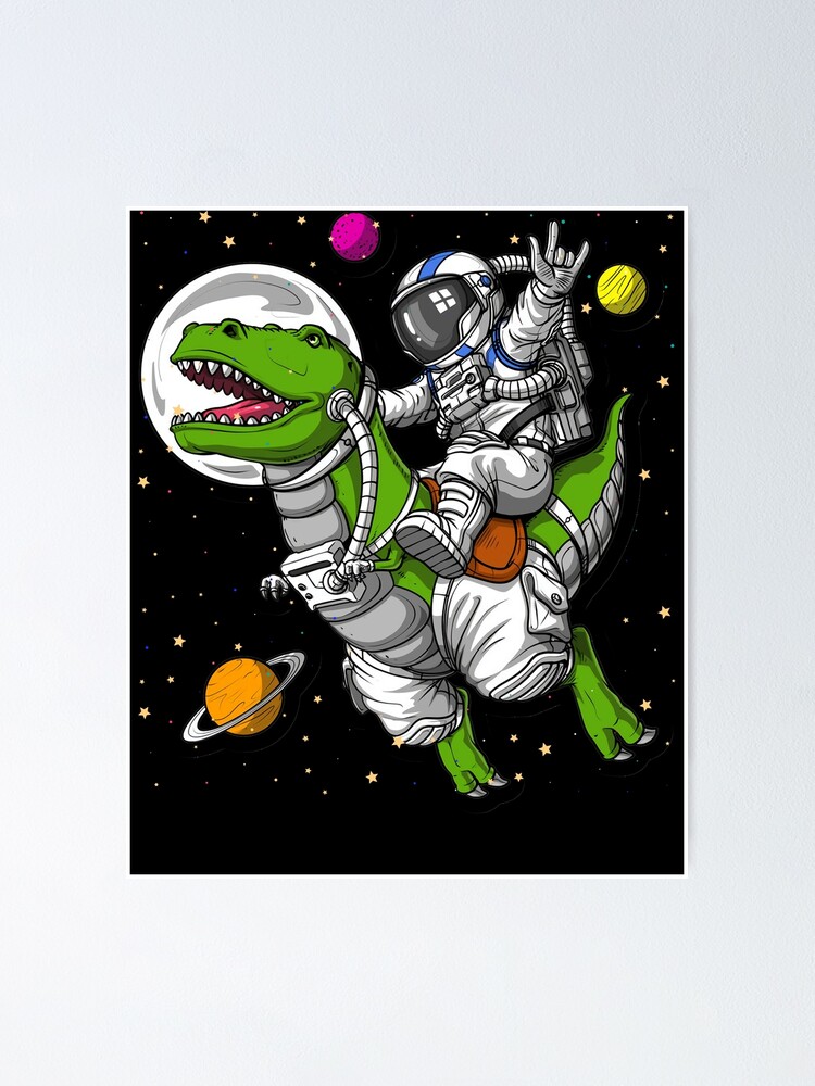 Astronaut Riding T-Rex Dinosaur Astro T-Rex Space T Shirt Astronaut Riding T-Rex Dinosaur Astro T-Rex Space T Shirt