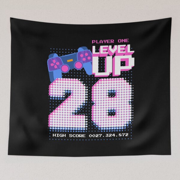 Item preview, Player One Level Up 28 designed and sold by patternprint1.