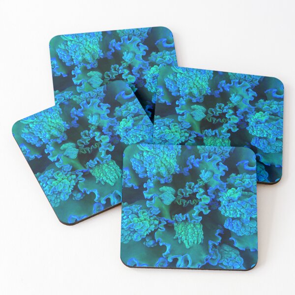 Item preview, Blue-Green crazy dancing succulents by Iritof designed and sold by iritof.