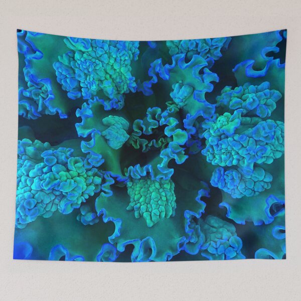Item preview, Blue-Green crazy dancing succulents by Iritof designed and sold by iritof.