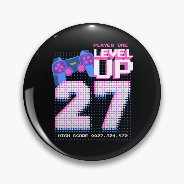 Item preview, Player One Level Up 27 designed and sold by patternprint1.
