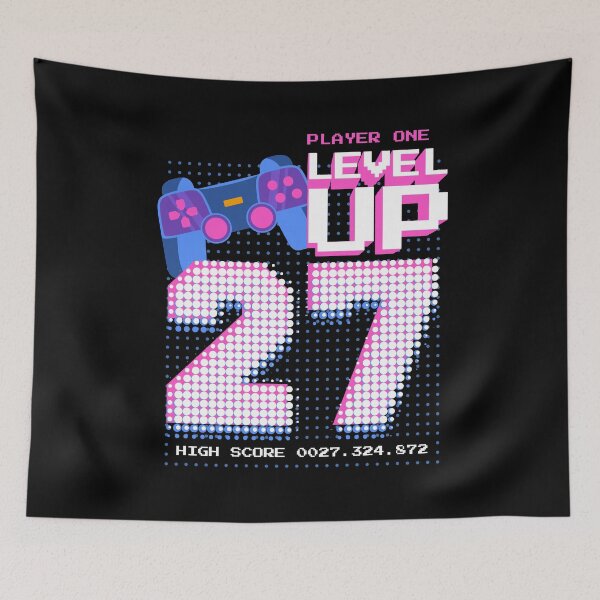 Item preview, Player One Level Up 27 designed and sold by patternprint1.