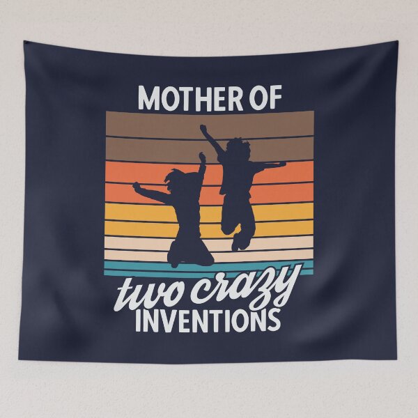 Item preview, Mother Of Two Crazy Inventions | Funny Vintage Gifts For Mom designed and sold by DrawingBoard.