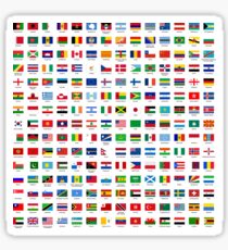 World flags Sticker