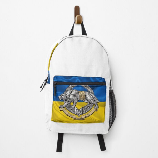 Item preview, Ukrainian Special Operations Forces - SSO ZSU Emblem over Flag of Ukraine designed and sold by Serge Averbukh Art Studio.