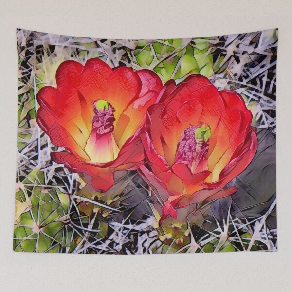 Item preview, Scarlet Cactus Flower  designed and sold by Heathermarie321.