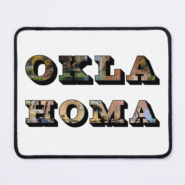 Item preview, Oklahoma w/ National Landmarks designed and sold by Pajamurai.