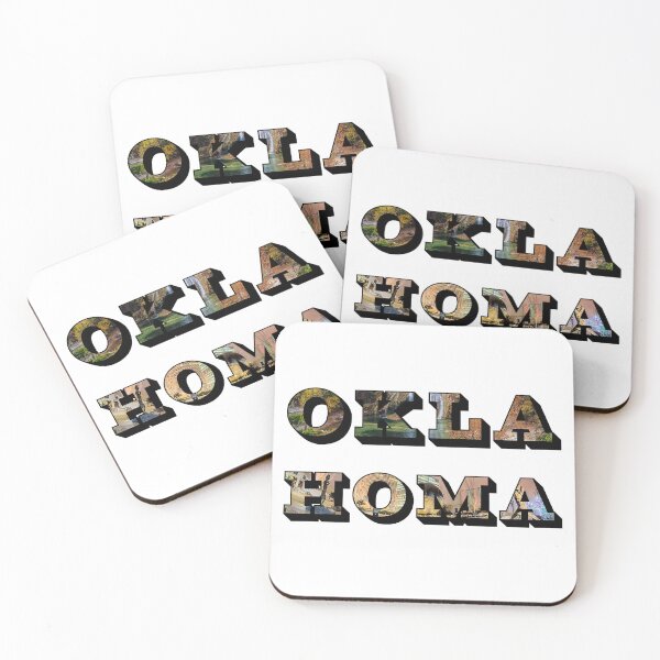 Item preview, Oklahoma w/ National Landmarks designed and sold by Pajamurai.