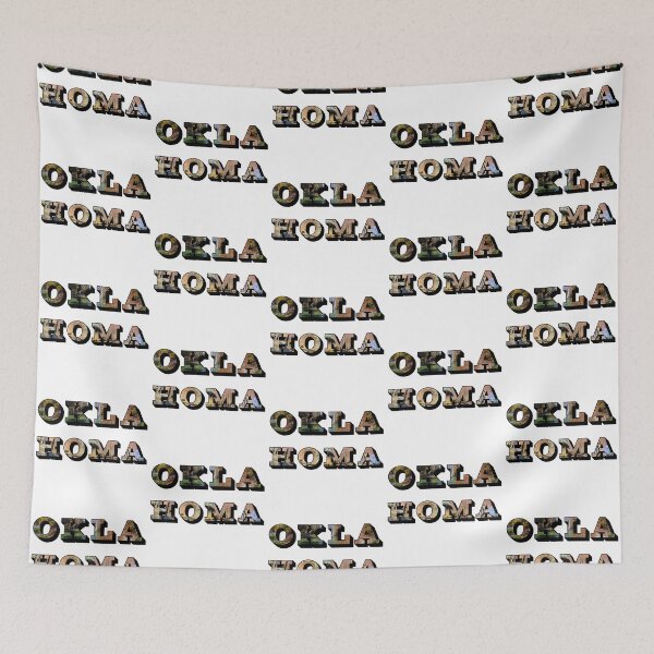 Item preview, Oklahoma w/ National Landmarks designed and sold by Pajamurai.