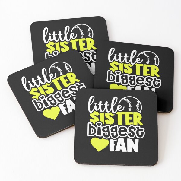 Item preview, Softball Little Sister Biggest Fan Shirts Teen Girls designed and sold by nvuot24.