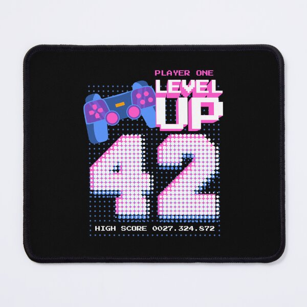 Item preview, Player One Level Up 42 designed and sold by patternprint1.