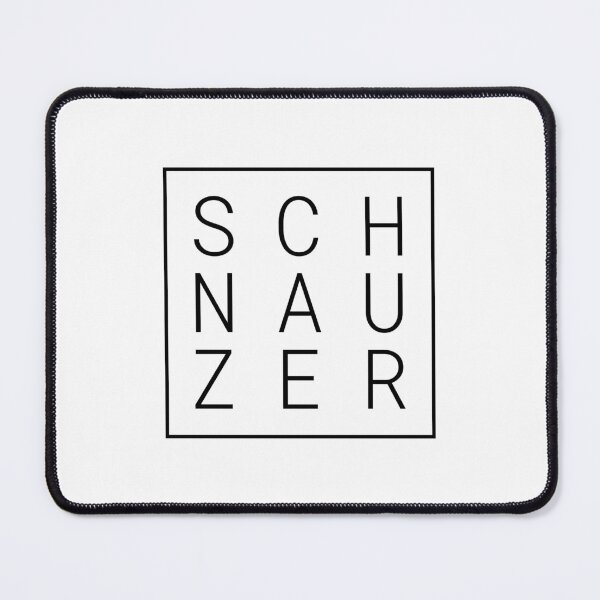Item preview, Schnauzer - Minimalist Black Type in a Square - Boxed  designed and sold by 8PawsStudio.