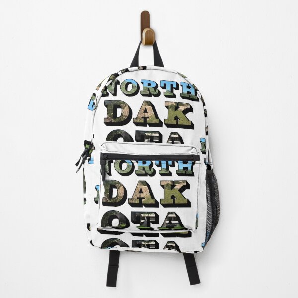Item preview, North Dakota w/ National Landmarks designed and sold by Pajamurai.
