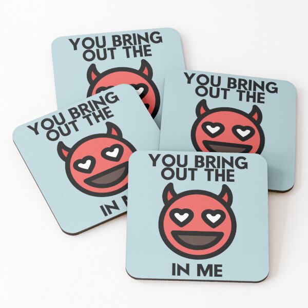 Item preview, You Bring Out The Devil In Me - Devil Emoji   designed and sold by brendonlantern.