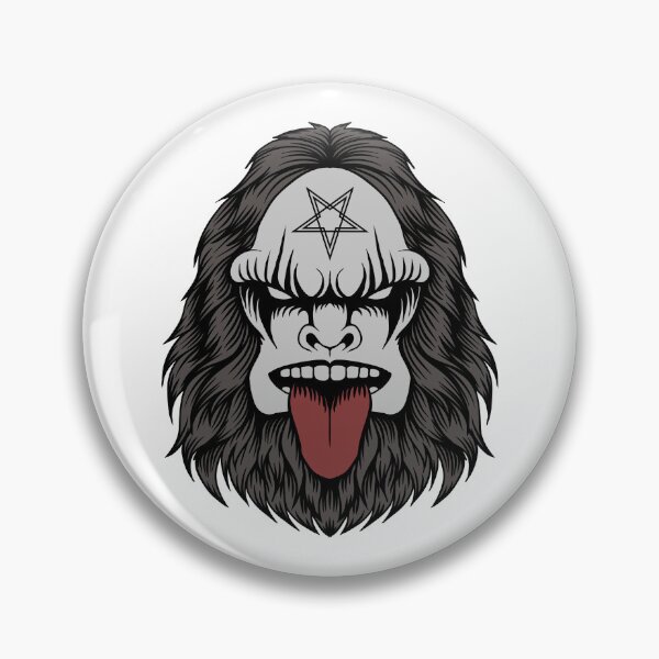 Item preview, Heavy Metal Bigfoot design-gift for Bigfoot lovers designed and sold by BRtisticDesigns.