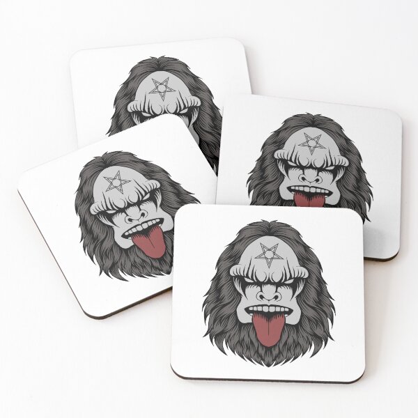 Item preview, Heavy Metal Bigfoot design-gift for Bigfoot lovers designed and sold by BRtisticDesigns.