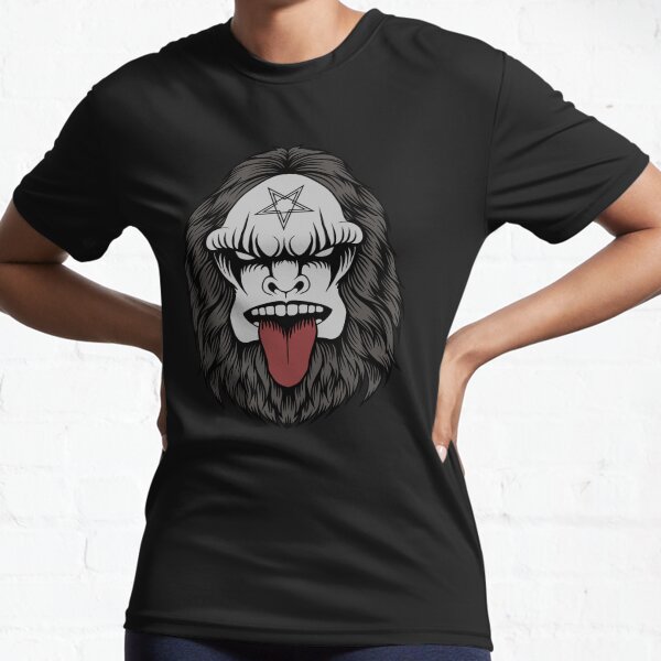 Item preview, Heavy Metal Bigfoot design-gift for Bigfoot lovers designed and sold by BRtisticDesigns.