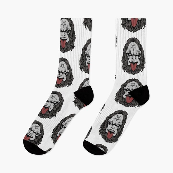 Item preview, Heavy Metal Bigfoot design-gift for Bigfoot lovers designed and sold by BRtisticDesigns.