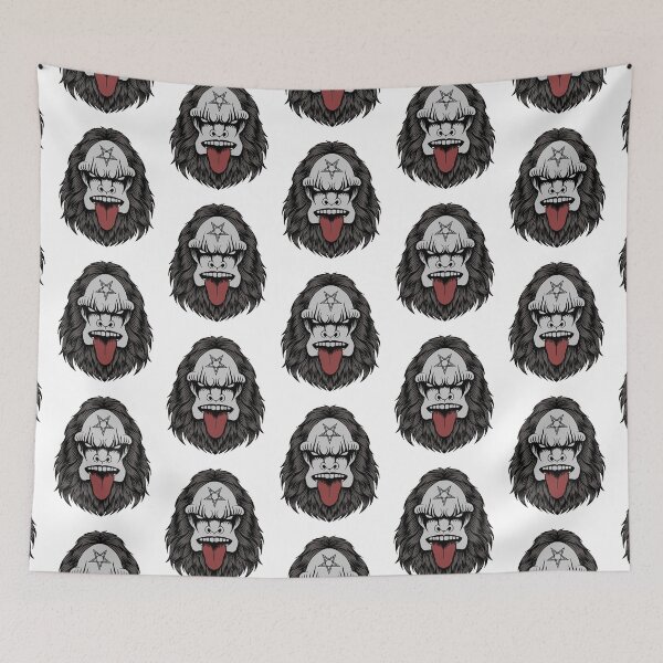 Item preview, Heavy Metal Bigfoot design-gift for Bigfoot lovers designed and sold by BRtisticDesigns.