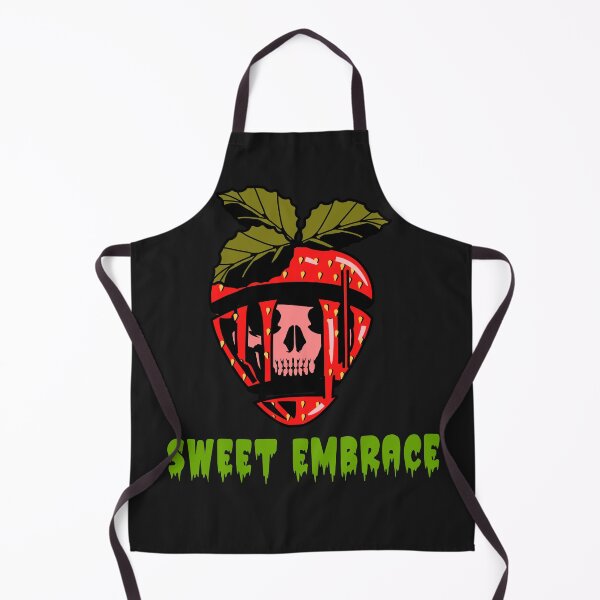 Item preview, Sweet embrace of berries, skull in strawberry designed and sold by MindBlownWill.