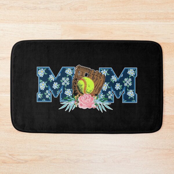 Item preview, Softball Mom Fastpitch Guante Flor Rosa designed and sold by 99Fastpitch.