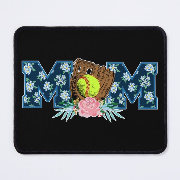 Item preview, Softball Mom Fastpitch Glove Flower Rose designed and sold by 99Fastpitch.