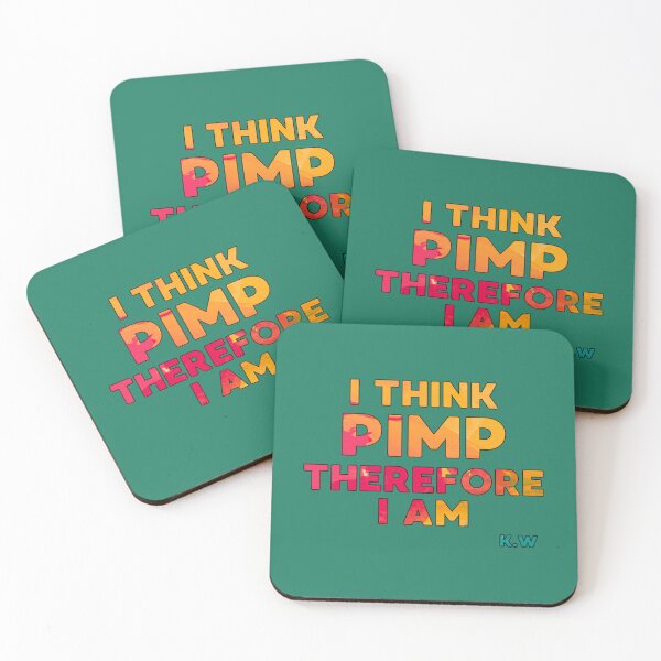 Item preview, I think pimp therefore i am    designed and sold by SundownTShirtss.