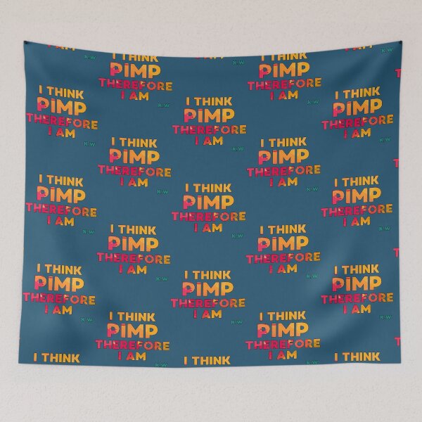 Item preview, I think pimp therefore i am    designed and sold by SundownTShirtss.