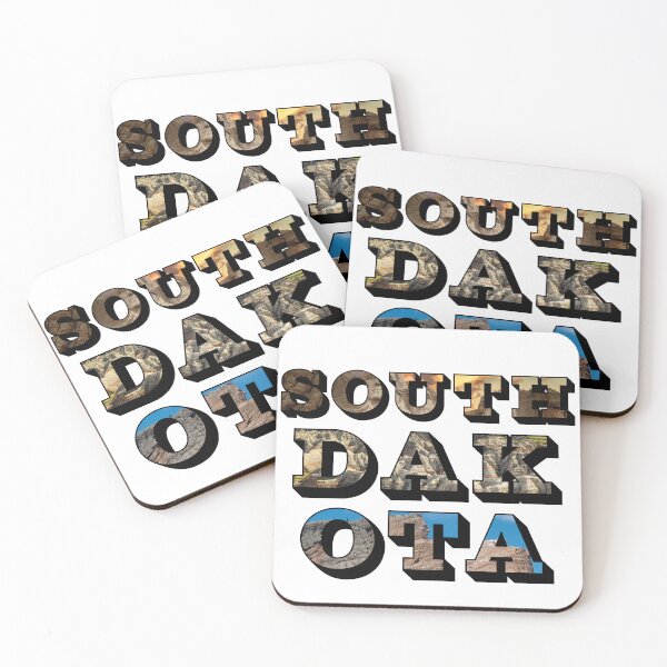 Item preview, South Dakota w/ National Landmarks designed and sold by Pajamurai.