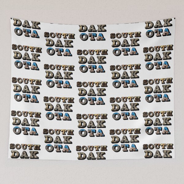 Item preview, South Dakota w/ National Landmarks designed and sold by Pajamurai.