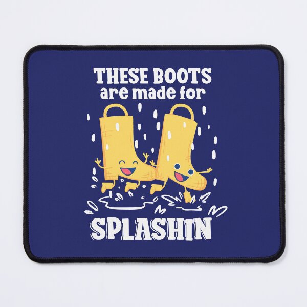 Item preview, Cute Rainy Day - Rain boots splashing in puddles designed and sold by abowersock.