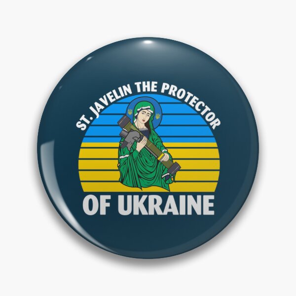 Artikelvorschau, Saint Javelin Der Beschützer der Ukraine Ukrainische Flagge entworfen und verkauft von FunnnyPalmTees.
