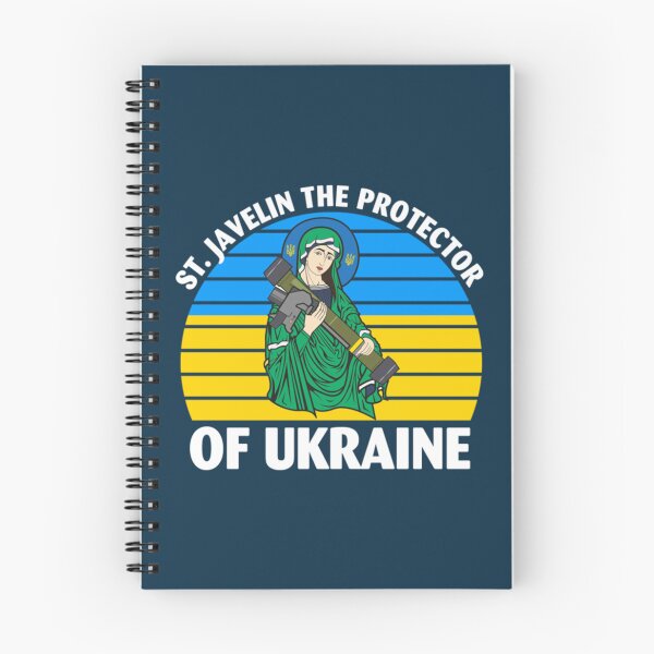 Artikelvorschau, Saint Javelin Der Beschützer der Ukraine Ukrainische Flagge entworfen und verkauft von FunnnyPalmTees.