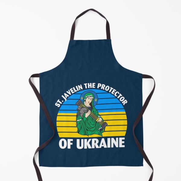 Item preview, Saint Javelin The Protector of Ukraine Ukrainian Flag designed and sold by FunnnyPalmTees.