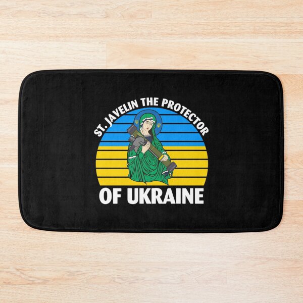 Item preview, Saint Javelin The Protector of Ukraine Ukrainian Flag   designed and sold by FunnnyPalmTees.