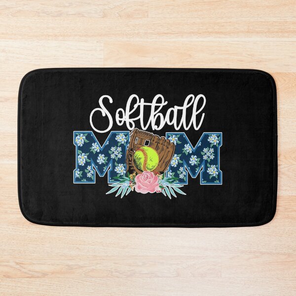 Item preview, Softball Mom Fastpitch Guante Flor Rosa designed and sold by 99Fastpitch.