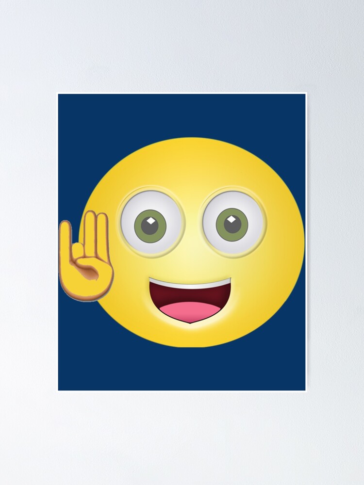 "Emoji Shocker " Poster for Sale by brendonlantern Redbubble