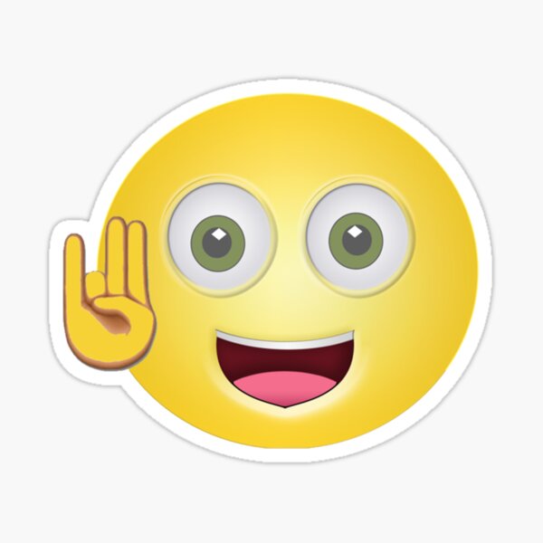 "Emoji Shocker " Sticker for Sale by brendonlantern Redbubble