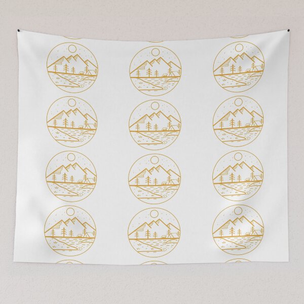 Item preview, mountain and river designed and sold by gagarotak.