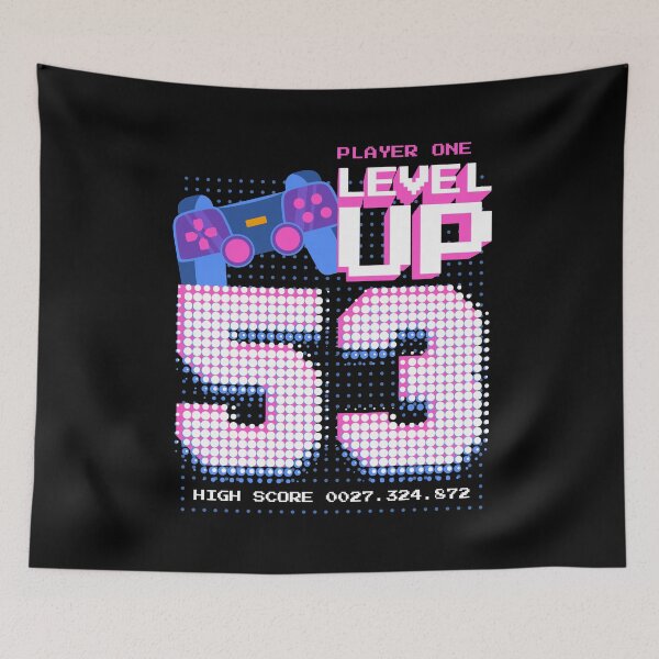 Item preview, Player One Level Up 53 designed and sold by patternprint1.