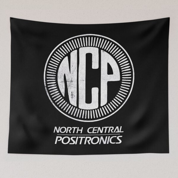 Aperçu de l'œuvre North Central Positronics (Logo blanc) Essentiel créée et vendue par BraidenSpencer.