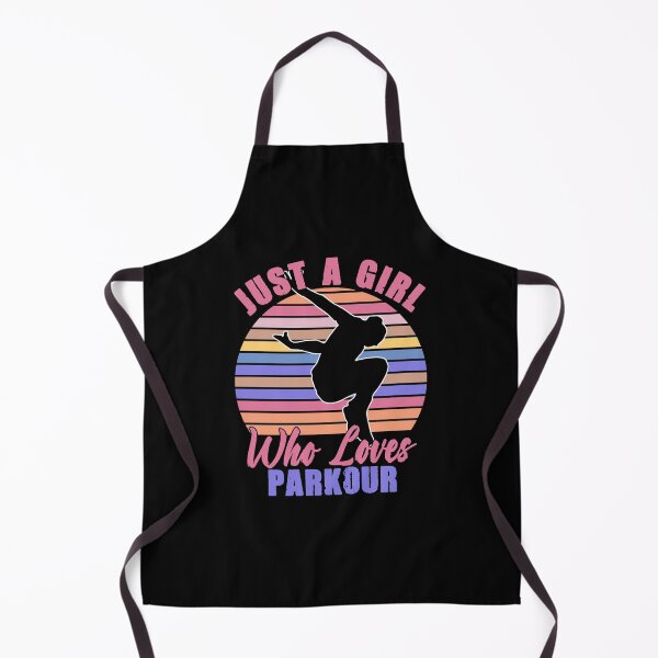 Item preview, Just A Girl Who Loves Freerunning For Parkour Running Lovers designed and sold by Nessshirts.
