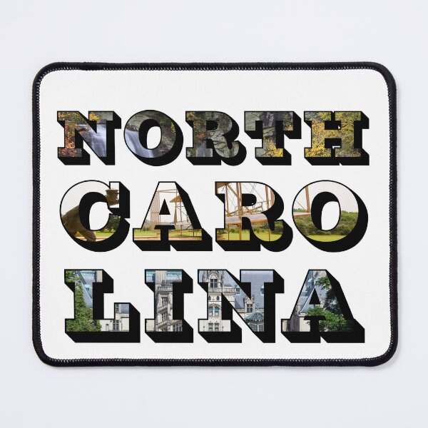 Item preview, North Carolina w/ National Landmarks designed and sold by Pajamurai.