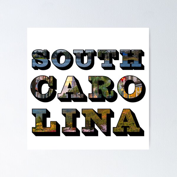 Item preview, South Carolina w/ National Landmarks designed and sold by Pajamurai.