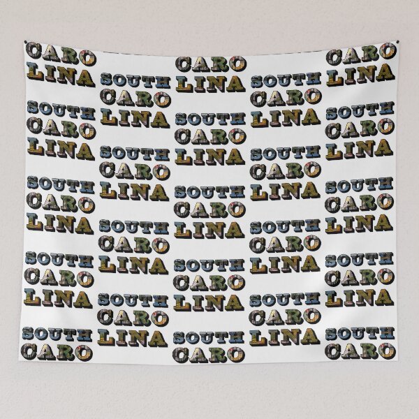 Item preview, South Carolina w/ National Landmarks designed and sold by Pajamurai.