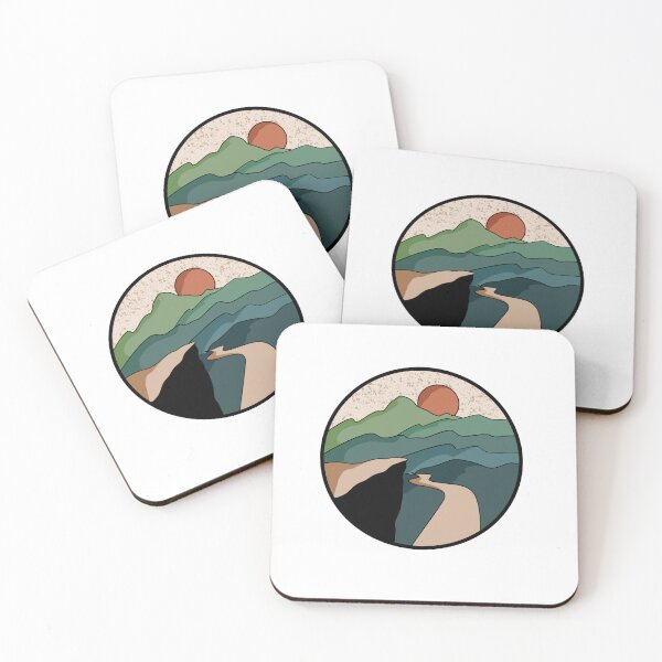 Item preview, sunset in the mountain designed and sold by gagarotak.