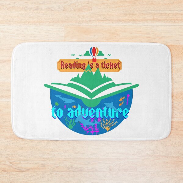 Item preview, Reading is a ticket to adventure designed and sold by Raju-Creative.