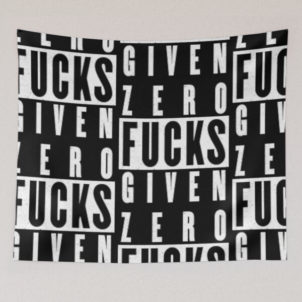 Item preview, ZERO FUCKS GIVEN designed and sold by RENAGADE4LYF.