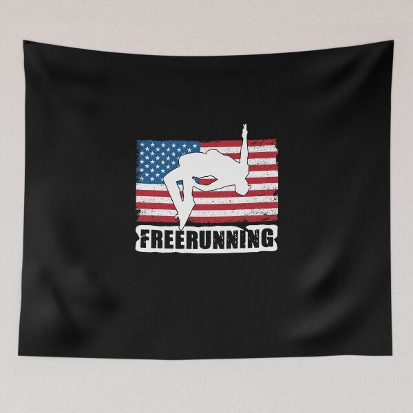 Item preview, Patriotic Freerunning For Freestyle Freerunner Parkour Lover designed and sold by Nessshirts.